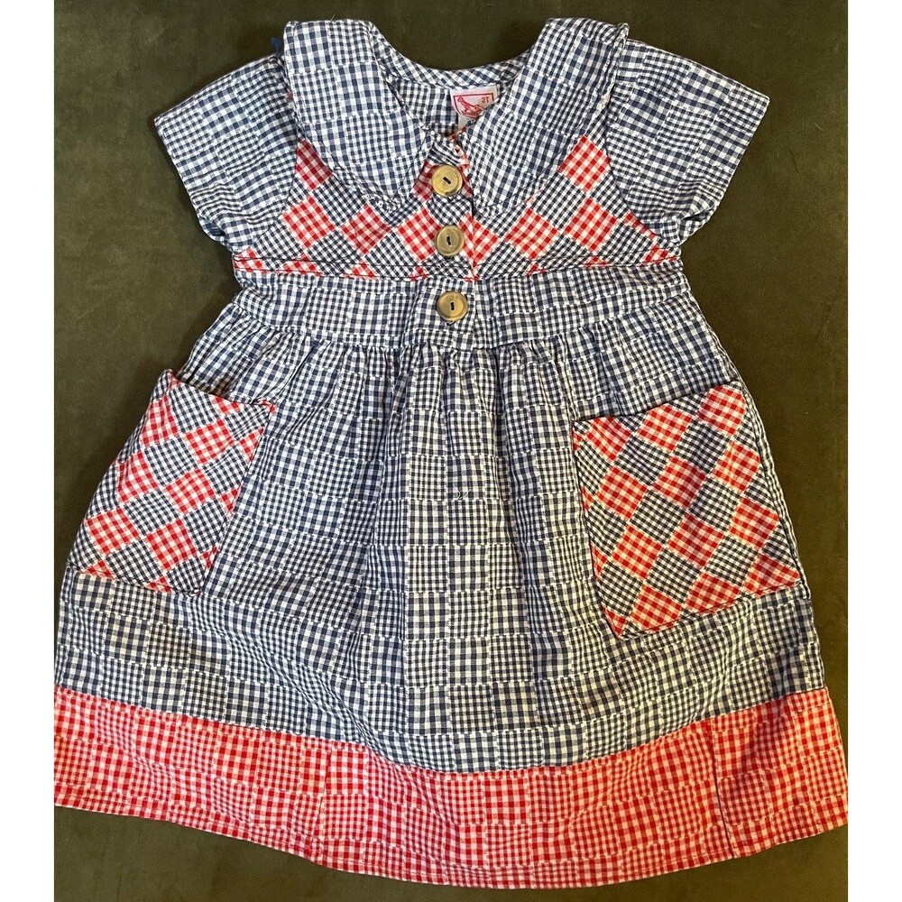 Vintage Buster Brown Patchwork dress